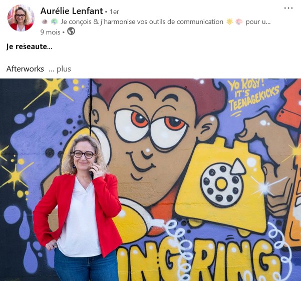 Portrait professionnel · Réseaux sociaux LinkedIn L'Oeil du Paon