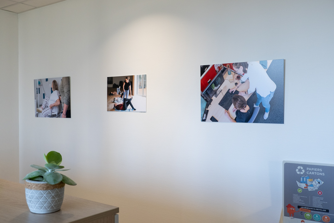 Inauguration nouveaux locaux · Exposition photo Equipe & Moi